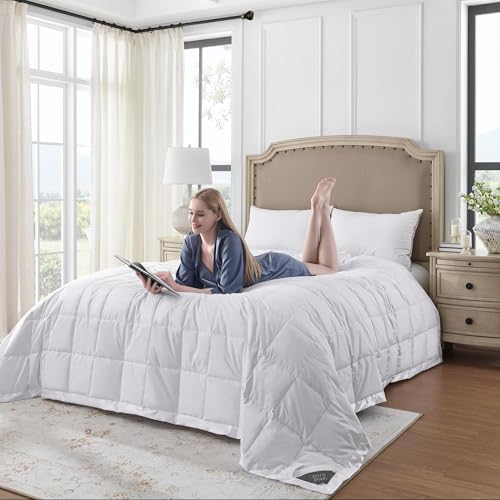 Lightweight King Size Down Blanket - Soft & Cozy Luxury Bedding