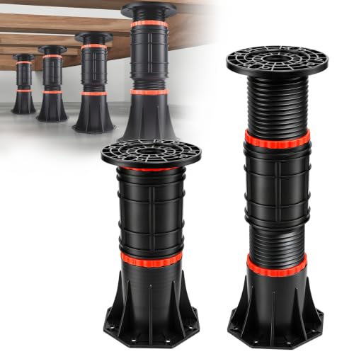 Adjustable Bed Support Legs, 8.4-13.5 Inch Heavy Duty Center Slats Support