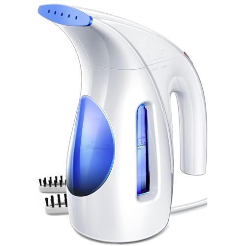 HiLIFE Portable Handheld Clothes Steamer 240ml 700W Blue (120V)