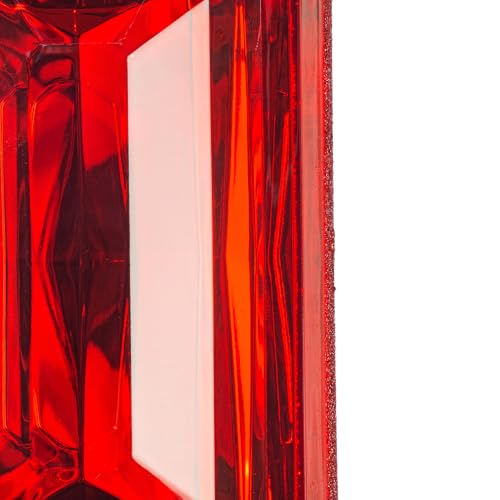 Vickerman 8" Red Rectangle Jewel Glitter Ornament - 2 Pieces