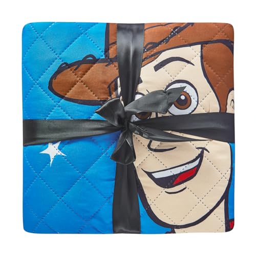 Twin Size Character Quilted Bedspread Bundle with Stickers for Kids