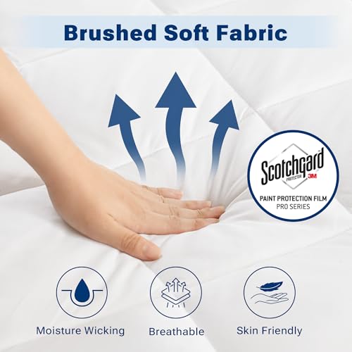 Waterproof Queen Sofa Bed Mattress Protector, 60x72, Diamond Quilting