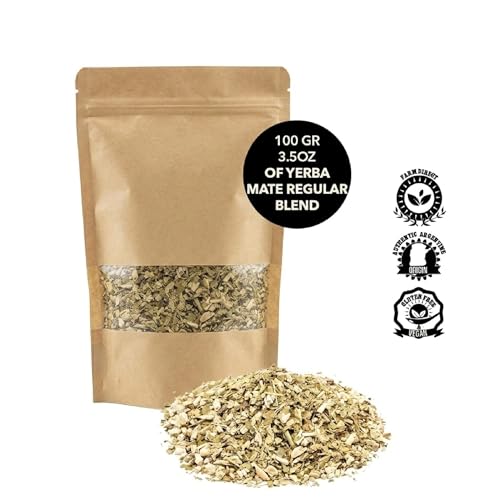 BALIBETOV 3.5oz Natural Dark Brown Handmade Yerba Mate Gourd Set with Bombilla & Brush