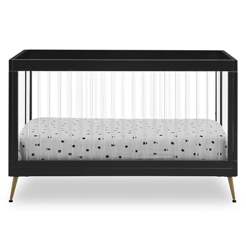 4-in-1 Acrylic Convertible Crib - Greenguard Gold Certified Nursery Bed