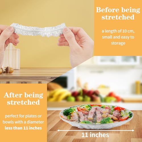 Reusable Elastic Bowl Covers for Bread Proofing & Food Storage (200 Pack)
