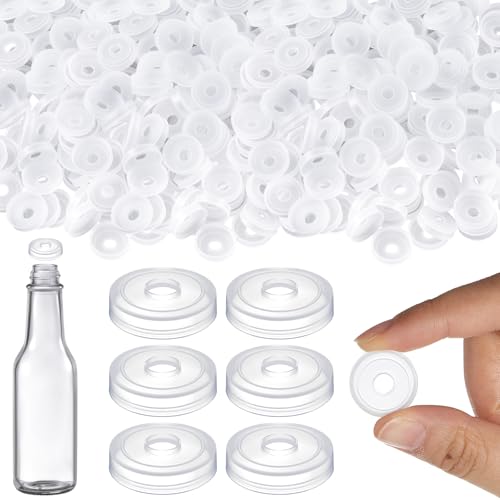 100 Pcs Orifice Reducer Inserts for 5 oz and 10 oz Hot Sauce Bottles