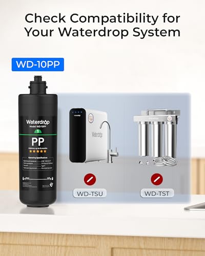 WD-10PP Under Sink Replacement Water Filter Cartridge - 6-Month PP Filter