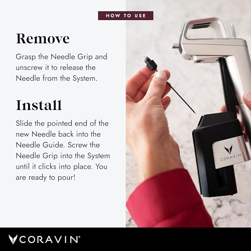 CORAVIN Timeless Fast Pour Needle Replacement for Wine Preservation System – Faster-Pour Version
