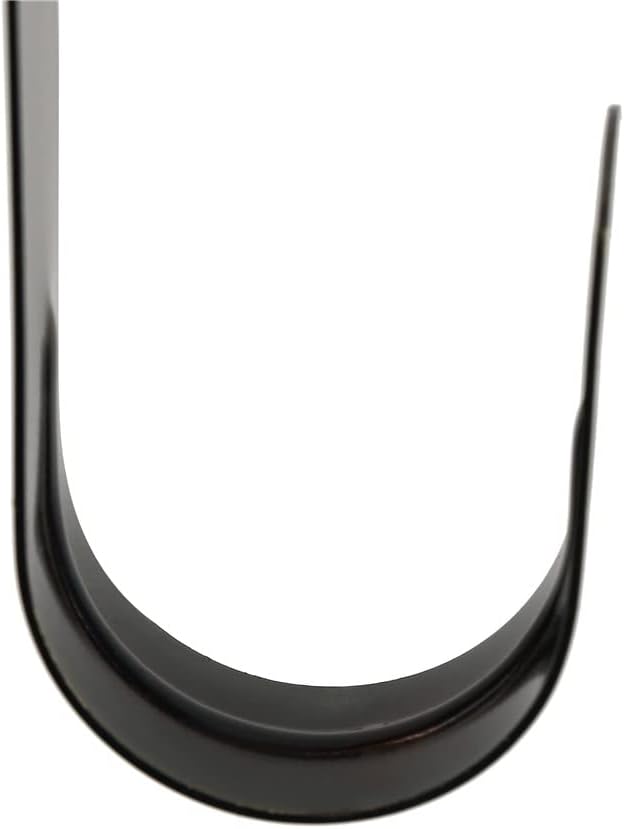 Sattiyrch 12" Wreath Hanger - Durable Steel Over The Door Hook for Front Door (Bronze, 2-Pack)