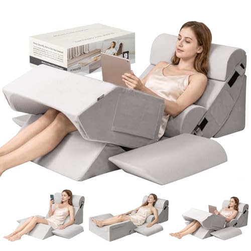 Orthopedic Wedge Pillow Set for Back Surgery Recovery - 6PCS