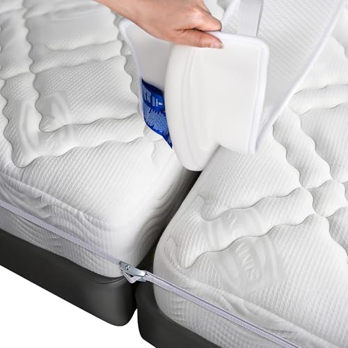 8-Inch Bed Bridge Twin to King Converter Kit with Adjustable Strap