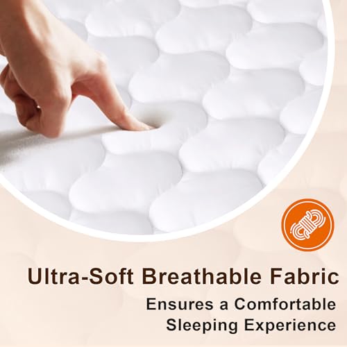 HYLEORY Twin Size Electric Heated Mattress Pad with Dual Control, Fast Heating & Auto Shut Off