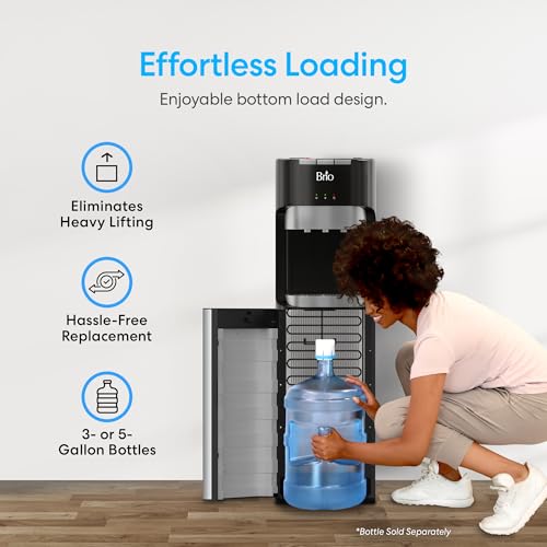 Bottom Loading Water Dispenser for 5 Gallon Bottles - Hot, Cold & Room Temp