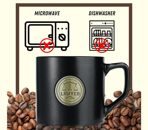 Personalized Lawyer Coffee Mug 15oz Ceramic Gift for Men & Women