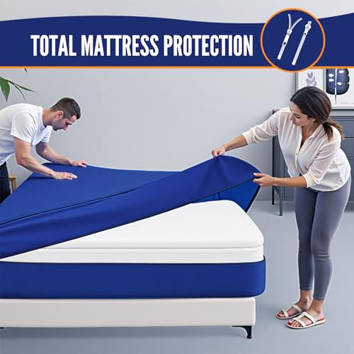 Heavy Duty Mattress Storage Bag with Handles - King Size, Waterproof