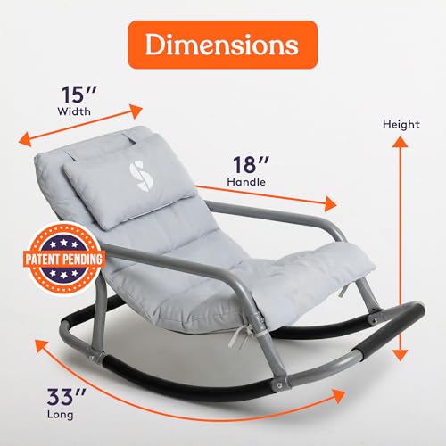 Kids Sensory Rocking Chair - Therapeutic Floor Chair for Balance