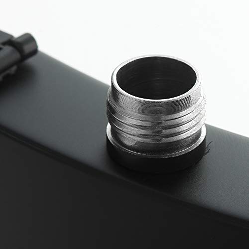 8 Oz Matte Black Stainless Steel Liquor Hip Flask with Funnel - Leakproof Gift Idea