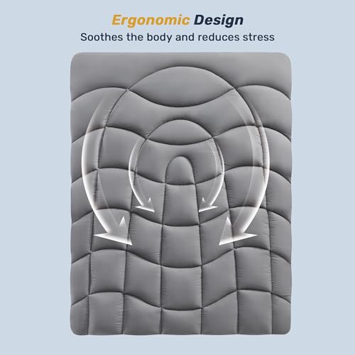 Twin XL Waterproof Mattress Pad - Noiseless Protector with Deep Pockets