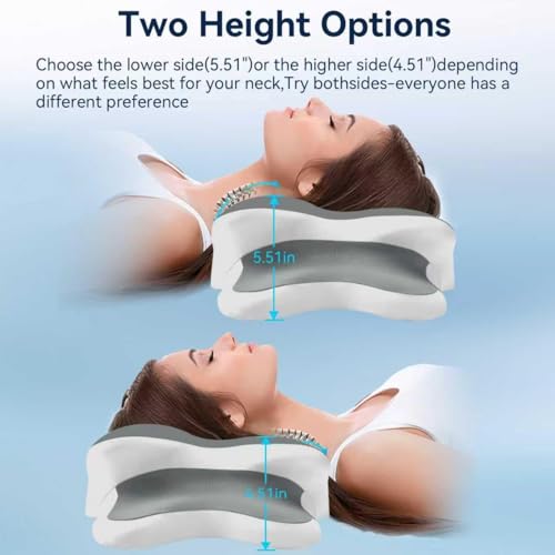 Orthopedic Memory Foam Pillow for Neck Pain & Snoring Relief