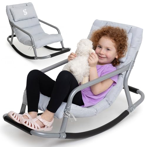 Kids Sensory Rocking Chair - Therapeutic Floor Chair for Balance