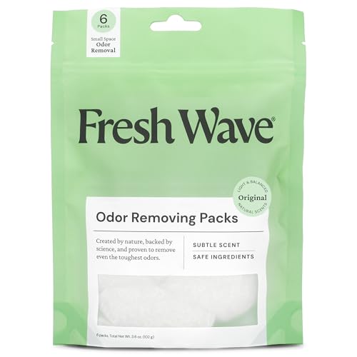 Plant-Based Odor Eliminator Packs - Natural Closet Deodorizer (6-Pack)