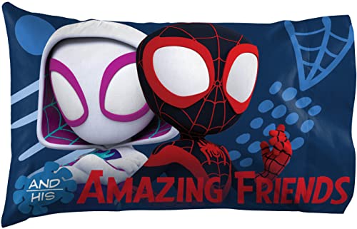 Jay Franco Spidey & Friends 3-Piece Toddler Sheet Set - Soft Microfiber Bedding