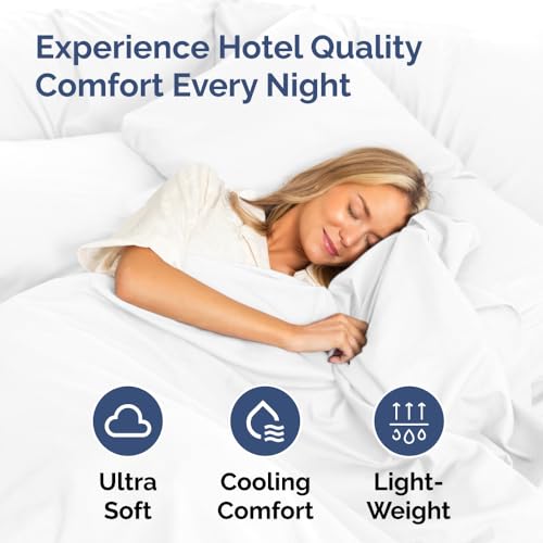 CGK Unlimited Queen Pillow Cases Set of 2 - Ultra Soft Microfiber Hotel Quality Pillowcase Covers White