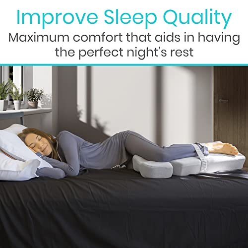 Memory Foam Leg Pillow for Side Sleepers - Hip & Knee Pain Relief