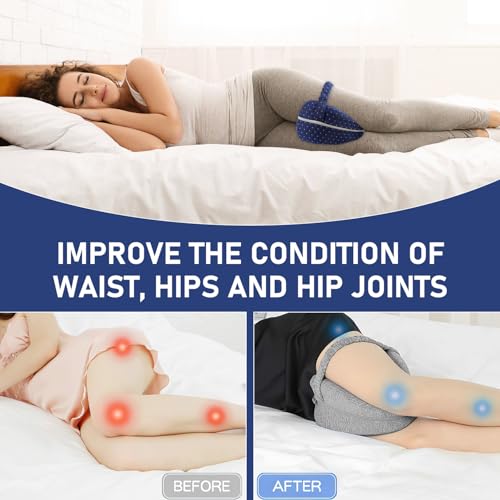 Memory Foam Alignment Pillow for Side Sleepers - Ergonomic Knee Support
