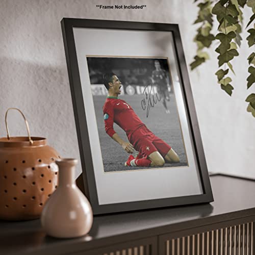 Cristiano Ronaldo Signed Autograph Wall Art - High-Quality Photo Print