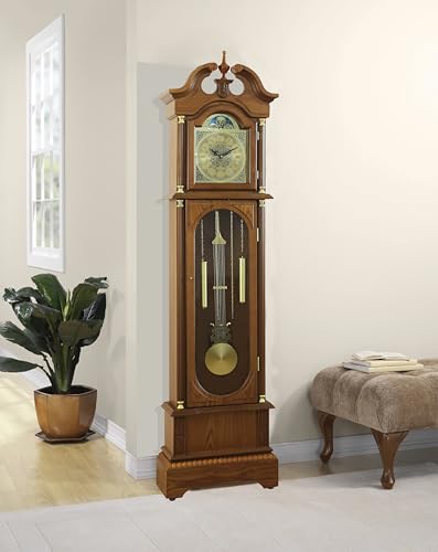 72-Inch Wooden Grandfather Clock with Westminster Chime & Roman Numerals