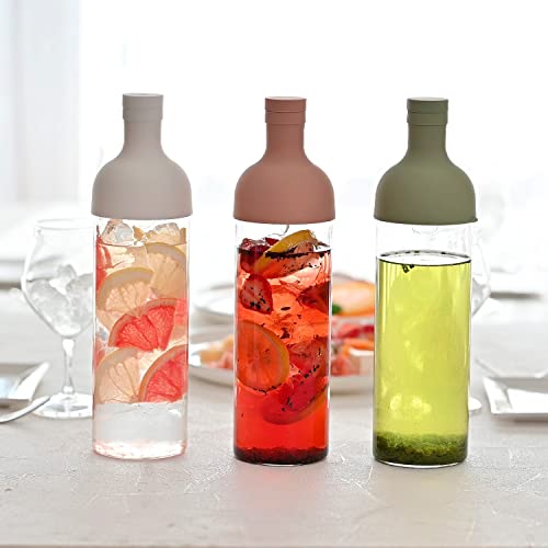 Cold Brew Tea Wine Bottle 750ml Smoky Green Glass