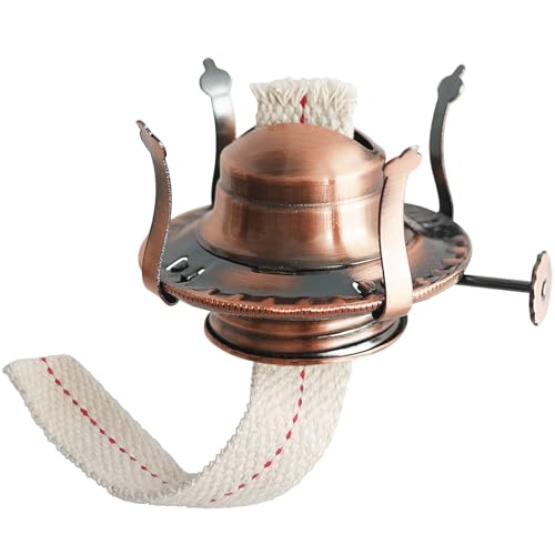 #2 Size Oil Lamp Replacement Burner with Wick for 3-Inch Base Chimney