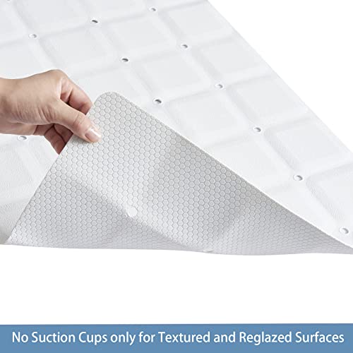 Jumbo Foldable Non-Slip Silicone Bathtub Mat - 36 x 18 Inch Shower Mat