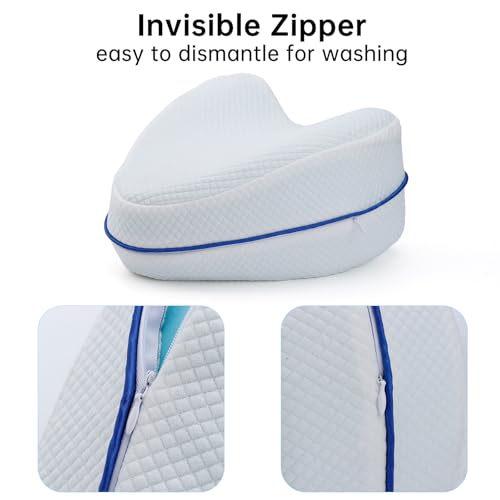 Contour Legacy Knee Pillow Cover - Soft, Washable, Invisible Zipper