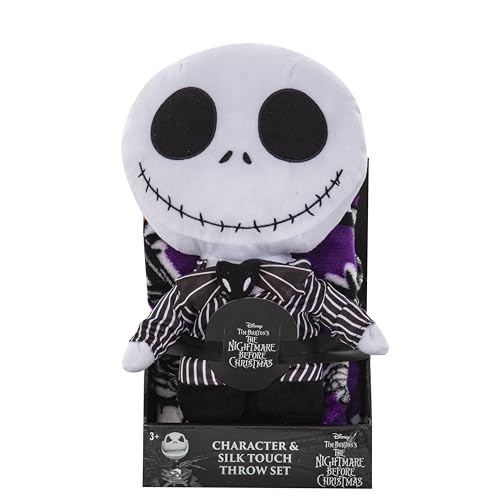 Northwest Nightmare Before Christmas Jack Smackdown Silk Touch Blanket 50x40 Inches - Official Fan Decor