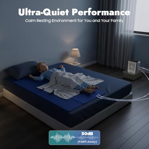Water Cooling Mattress Pad with Timer – Quiet Bed Chiller 63"x27.5"
