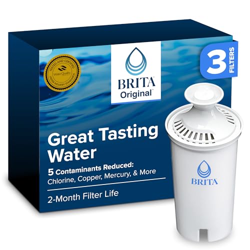Brita Original Standard Water Filter Replacements, Pitcher Filters, 3 Pack