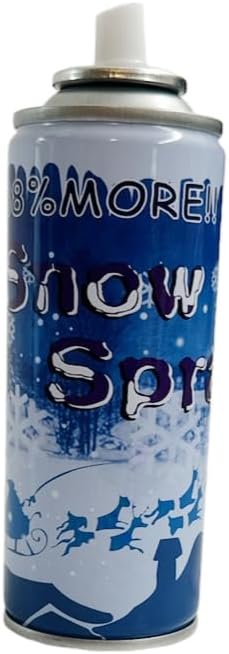 Winter Textured Snow Spray - 8oz Aerosol Bottles | 4-Pack for Holiday Crafts & Decorations
