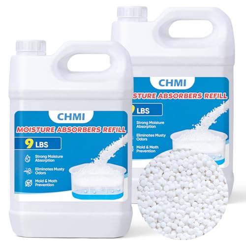 Moisture Absorber Refill Beads 18 LBS Calcium Chloride Dehumidifier