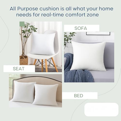 LANE LINEN 12x20 Throw Pillow Inserts Pack of 2 - Soft Lumbar Cushions