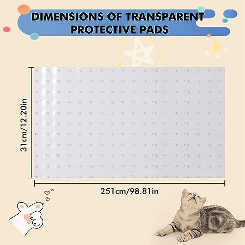 Heavy Duty Doorway Carpet Protector - 8.2Ft Non-Slip Pet Scratch Guard