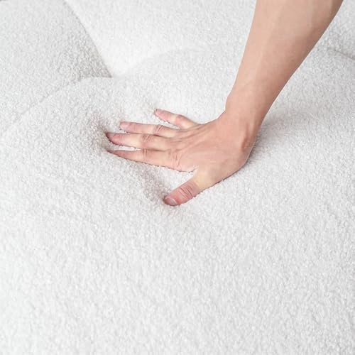 Modern Cloud Shaped Sherpa Sofa for Living Room and Small Spaces