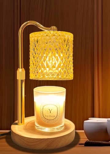 Adjustable Candle Warmer Lamp with Timer & Dimmer for Jar Candles