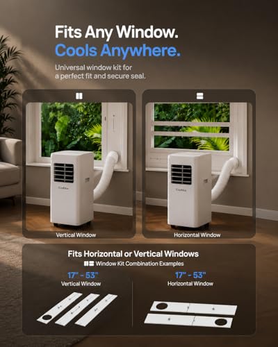 12000 BTU Portable Air Conditioner 3-in-1 AC Unit for 550 Sq Ft