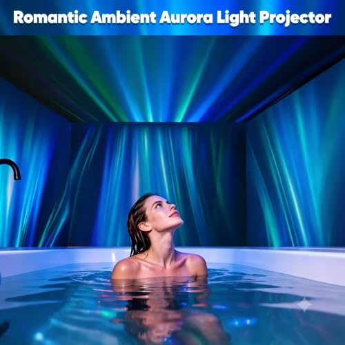Northern Lights Galaxy Projector - LED Aurora Night Light with Remote