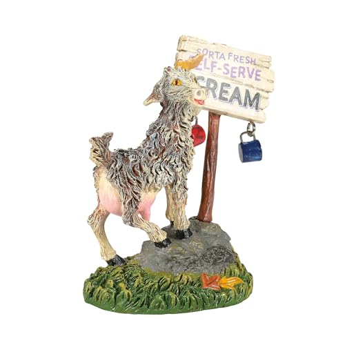 Halloween Village Lit Coffee Shop Building & Figurine Set - USB Powered