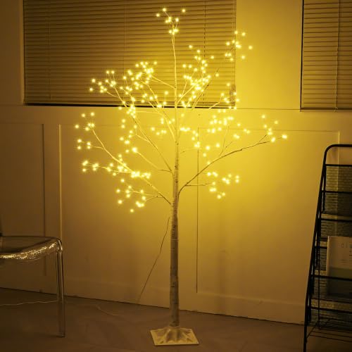 PXBNIUYA 288LED Birch Tree Light with Remote – Warm White (1 Count)