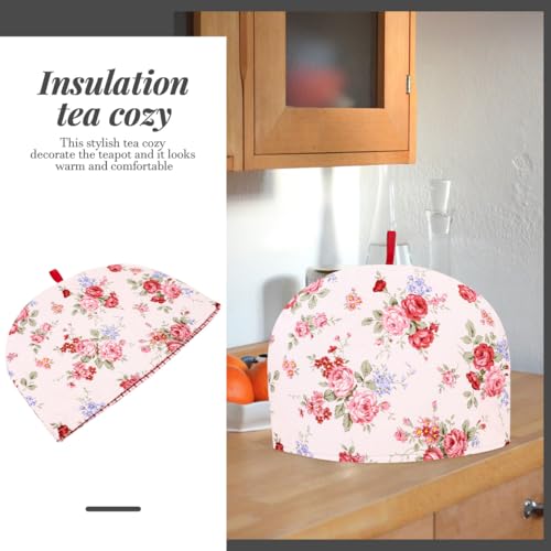 Vintage Floral Insulated Teapot Cozy - Cotton Tea Pot Warmer Cover