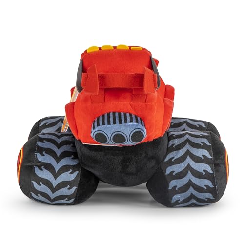 Red Monster Truck Plush Pillow Buddy, 14-Inch Soft Stuffed Toy